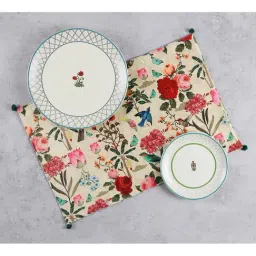 india circus by krsnaa mehta India Circus By Krshna Mehta Multi Velvet Printed Placemats-picture-5