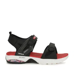Campus Men's Black Floater Sandals-image-76