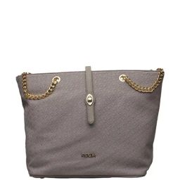 Rocia Grey Textured Medium Tote Handbag-image-22
