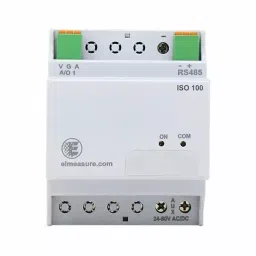 Elmeasure Isolator with Single Output Accuracy Class 0.01 and 60 to 300V AC/DC Aux Input, IS0100D40NX1000-38