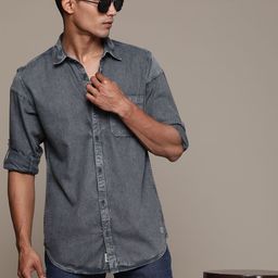 Roadster Men Comfort Opaque Cotton Casual Shirt-image-90