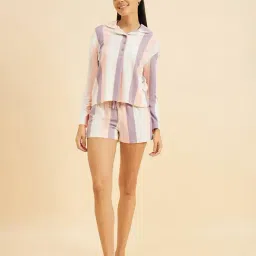 Sweet Dreams Pink Polyester Regular Fit Bermuda Length-image-67