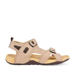 Campus Men's Beige Floater Sandals-image-8