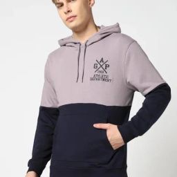 GAP Purple Regular Fit Colorblock Sweatshirt-image-13