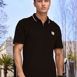 Thomas Scott Polo Collar Pure Cotton Regular Fit T-shirt-picture-1