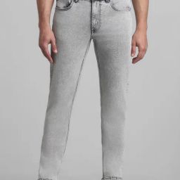 Jack & Jones Grey Cotton Slim Fit Jeans-image-38