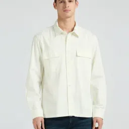 Pepe Jeans White Cotton Loose Fit Shirt-picture-3