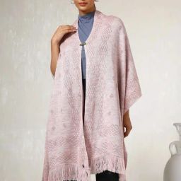 Soch Pink Plain Shawl-picture-27
