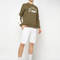 GAP Green Regular Fit Printed Sweatshirt-image-68