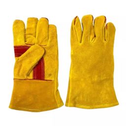 Generic Welding Hand Glove Leather 12 inch (300 mm) (Pack of 10 Pairs)-81