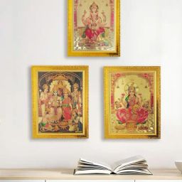 Art Street Gold Synthetic Wood Wall Art For Home D¿cor-12