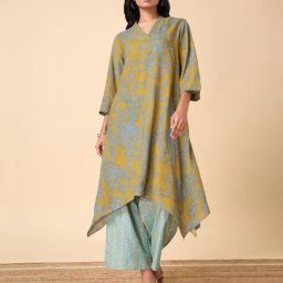Marigold Lane Yellow Relaxed Fit Kurta-29