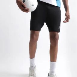 Iconic Men Colourblocked Regular Fit Cotton Shorts-image-12
