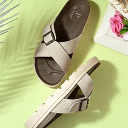El Paso Women Open Toe Mules Flats-47