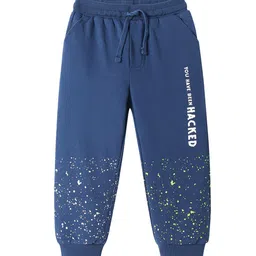 Honeyhap Infant Boys Splash Print Pure Cotton Bio Finish Joggers-image-8