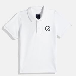 Allen Solly Junior Boys Polo Collar Monochrome Pure Cotton T-shirt-image-99
