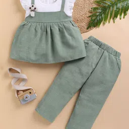 LACKii DOLL Girls Colourblocked Top With Trousers-image-75