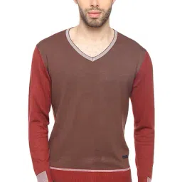 Duke Brown & Red Regular Fit Sweatshirt-14