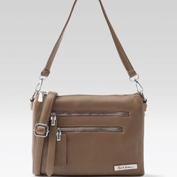 Mast & Harbour Textured Structured Shoulder Bag-picture-49