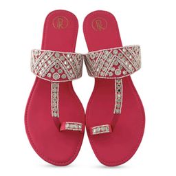 Preet Kaur Women Open Toe Flats-image-57