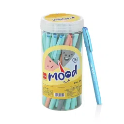 Cello Mood Ball Pen Cap Closure Type Blue, Black & Red Ink, 8907234017441 (Pack of 25)-40