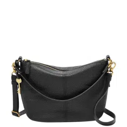 Fossil Jolie Black Solid Medium Handbag-30