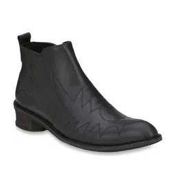 Delize Men's Black Casual Boots-image-28