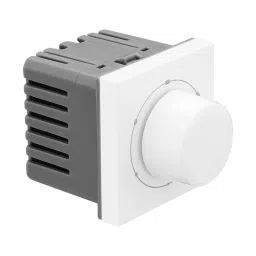 Legrand Fan Regulator with 360° Rotation Allzy 100 W 2 Module Glossy White, 6811 41 (Pack of 10 Pcs) image 2
