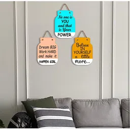 Tiny Shiny Multicoloured MDF Wall Decor-picture-31