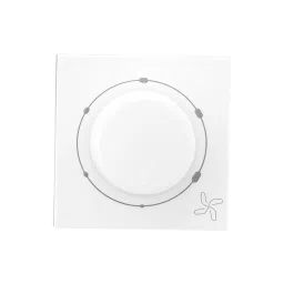 Legrand Fan Regulator with 360° Rotation Allzy 100 W 2 Module Glossy White, 6811 41 (Pack of 10 Pcs) image 3