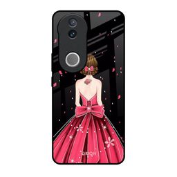 QRIOH Fashion Princess Printed Vivo V50e 5G Impact Resistant Back Case-picture-37