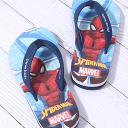 Pine Kids Spider Man Printed Slip On Flip Flop - Blue-image-37