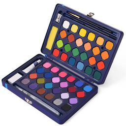 Sanjary 48 Colors Tin Box Watercolor Paint Set - Multicolor-picture-17