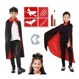 Sarvda Halloween Theme Unisex Vampire Costume Set - Red-image-61