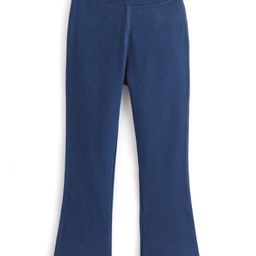 Honeyhap Premium Single Jersey With Bio Finish Full Length Leggings Solid Colour - Navy Peony-16