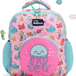 Intelliskills Squishy Fishy School Bag with Comfortable Cushion Padding Trendy Spacious Lightweight Pink - 14 Inches-image-42