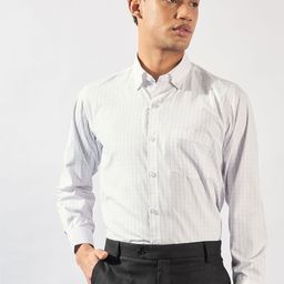 DENNISON Smart Micro Checks Formal Shirt-image-118