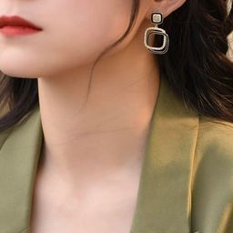 Anouk Set Of 3 Rhodium-Plated Artificial Stones Studded & Pearls Beaded Floral Studs image 3
