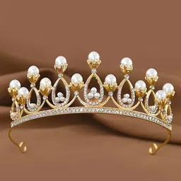 Peora Women Princess Tiara Crown-image-63