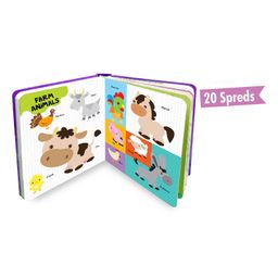 hellofriend books Hello Friend Books Illustrated Picture Dictionary Board Book: Learn with Nature - Colourful images to Enhance Learning image 4
