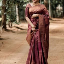 AMRUTKALA SAREES Ethnic Motif Woven Design Zari Banarasi Saree-picture-30