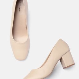 Chemistry Square Toe Block Pumps-50