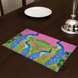 SEJ by Nisha Gupta Multicolor Placemats - Set of 4-14