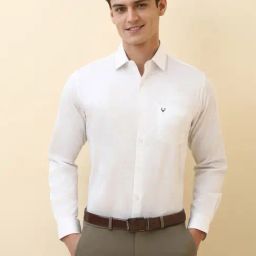 Allen Solly White Slim Fit Shirt-picture-37