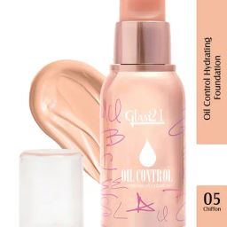 Glam21 Oil Control Hydrating Foundation 05 Chiffon - 40 gm-35