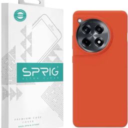 Sprig Back Cover for Oneplus 12R::12R::12R 5G::oneplus 12R (Orange)-image-10