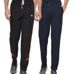Vimal Jonney Multicolor Cotton Trackpants - Pack of 2-picture-24