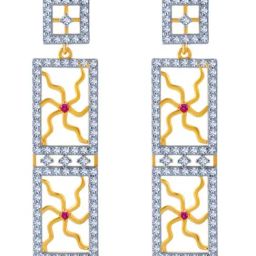 P.C. Chandra Jewellers 14k Gold Earrings for Women-picture-32