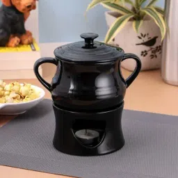 Clay Craft Black Ceramic Fonduset (0.2 L)-image-32