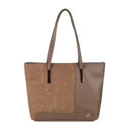 Mochi Brown Floral Medium Tote Bag-10